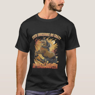 Beängstigende Zombie Unicorn Unicorns zu Hallowee  T-Shirt