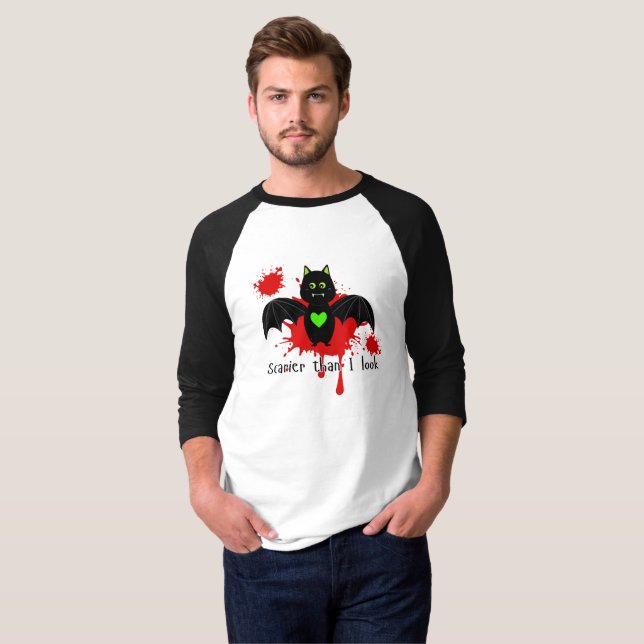 Beängstigender, als ich goofy Bat Shirt aussehe (Vorne ganz)