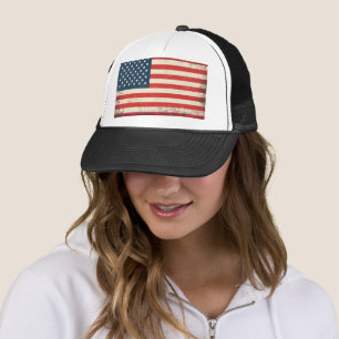 Beängstigender amerikanischer Flag Patriotic Truck Truckerkappe