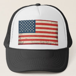 Beängstigender amerikanischer Flag Patriotic Truck Truckerkappe