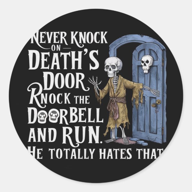 beängstigender Aufkleber (Vorderseite)