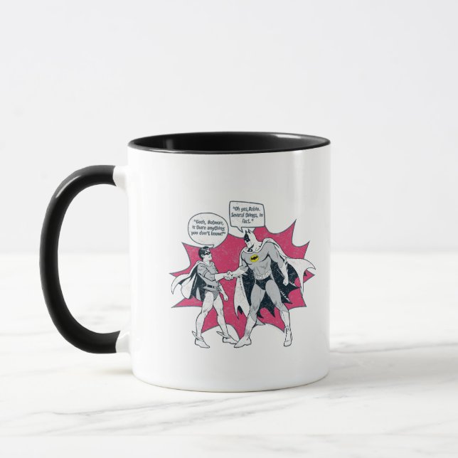 Beängstigender Batman und Robin Handshake Tasse (Links)