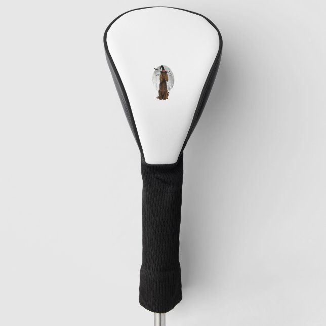 Beängstigender Boykin Spaniel Hund Hexenhut Hallow Golf Headcover (Vorderseite)