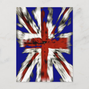 Beängstigender Briten Jack Postkarte