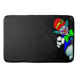 Beängstigender Clown Badematte