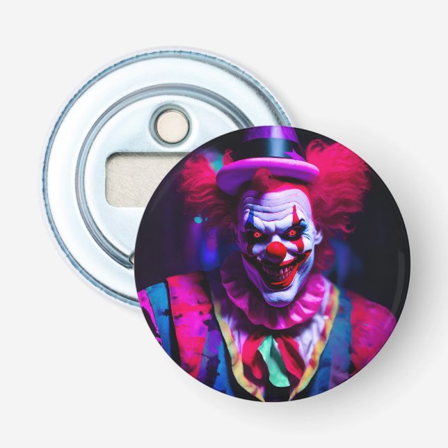 beängstigender Clown Flaschenöffner (Vorderseite)