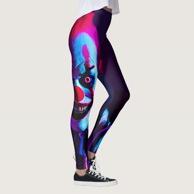 beängstigender Clown Leggings (Rechts)