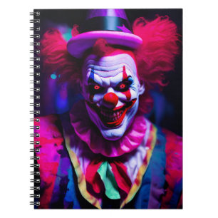 beängstigender Clown Notizblock