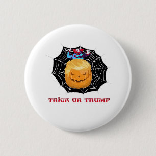 Beängstigender Clown oder Halloween Button