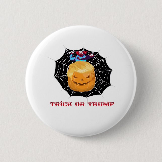 Beängstigender Clown oder Halloween Button (Vorderseite)