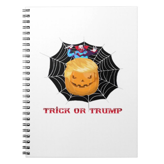 Beängstigender Clown oder Halloween Notizblock (Vorderseite)