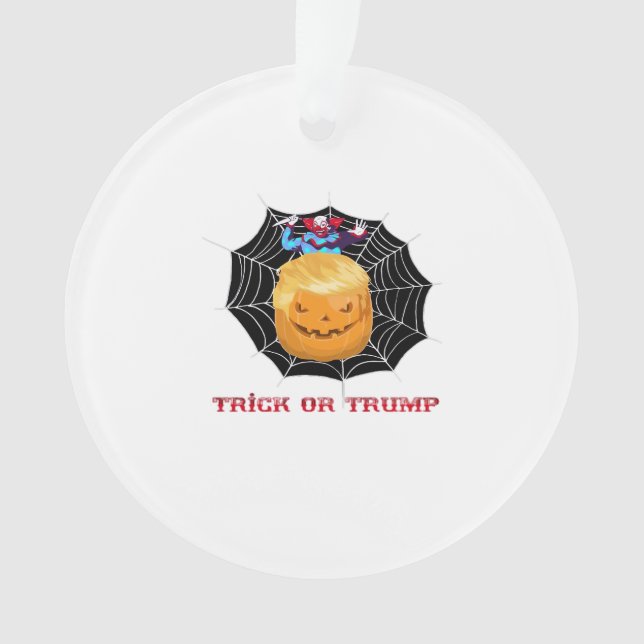 Beängstigender Clown oder Halloween Ornament (Vorderseite)