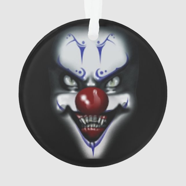 Beängstigender Clown Ornament (Rückseite)
