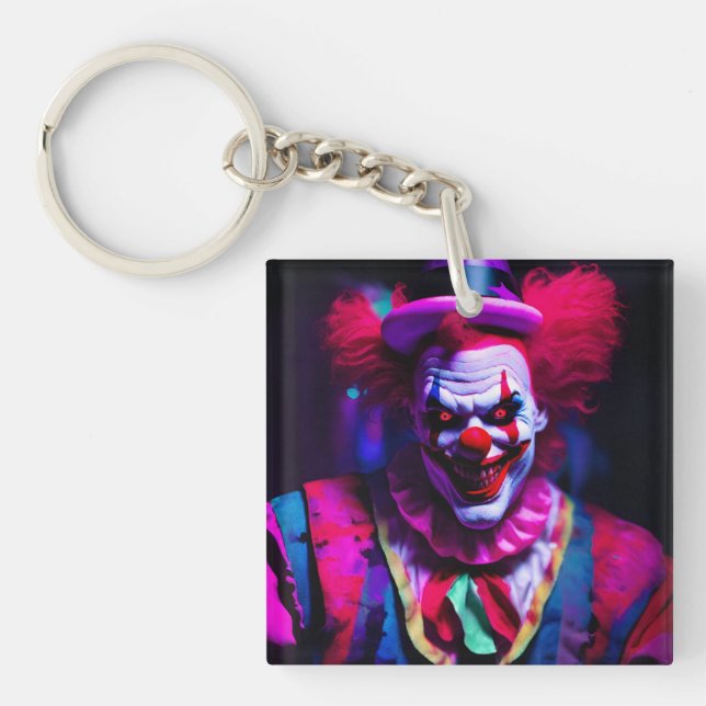 beängstigender Clown Schlüsselanhänger (Vorderseite)