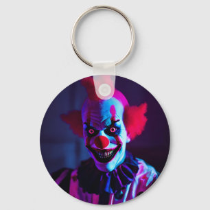 beängstigender Clown Schlüsselanhänger