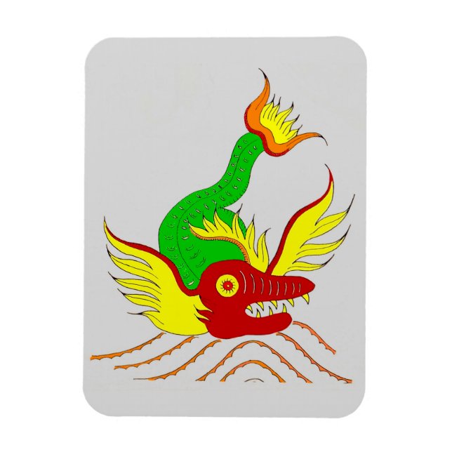 beängstigender Drache Magnet (Vertikal)