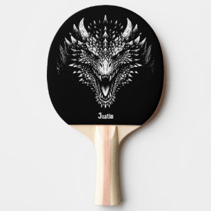Beängstigender Drache Personalisiert Tischtennis Schläger