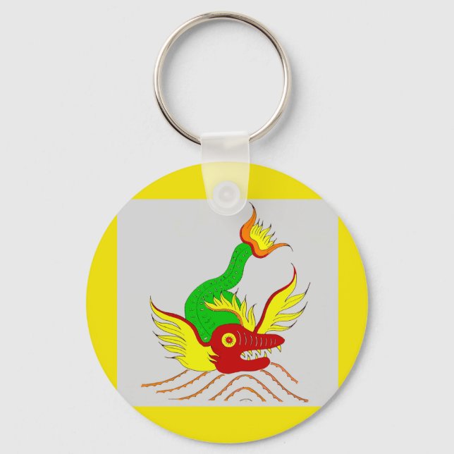 beängstigender Drache Schlüsselanhänger (Vorderseite)
