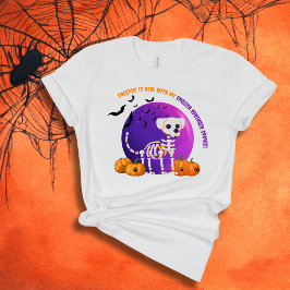 Beängstigender englischer Springer Spanier Hallowe T-Shirt