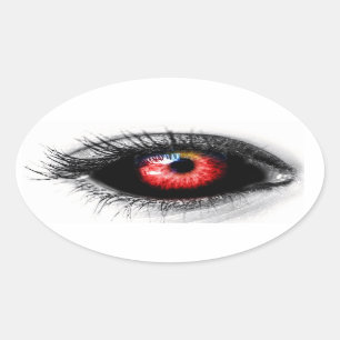 Beängstigender Eyeball Halloween Spooky Sticker