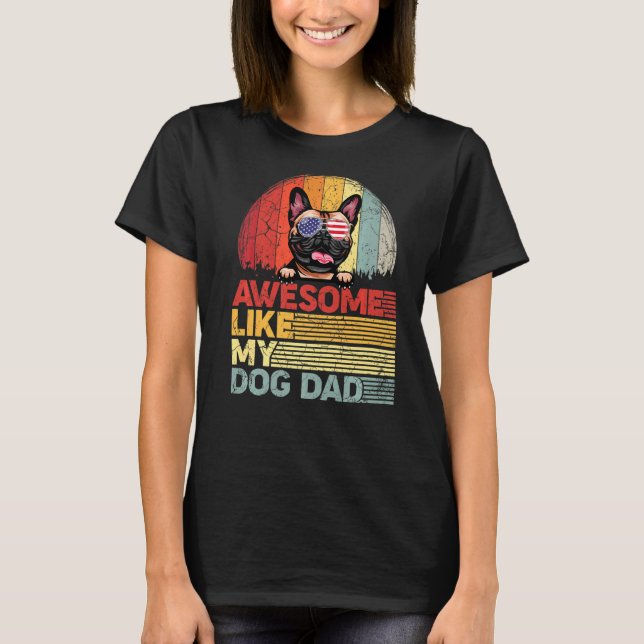 Beängstigender französischer Bulldog Phantastisch  T-Shirt (Vorderseite)