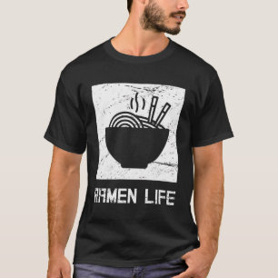 Beängstigender Funny Ramen Lover Japanischer Leben T-Shirt