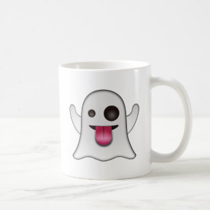 Beängstigender Geist Emoji cooler Spaß Kaffeetasse