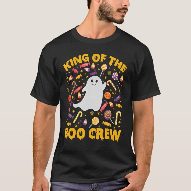 Beängstigender Geisterkönig des Halloween-Kostüms  T-Shirt (Vorderseite)