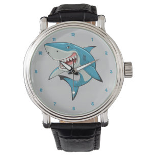 Beängstigender Hai Armbanduhr