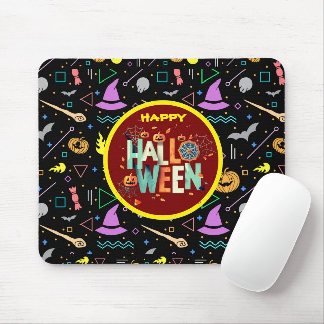 Beängstigender Halloween-Planer Mousepad (Mit Mouse)