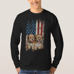 Beängstigender Havanese, Patriotischer Hund T-Shirt