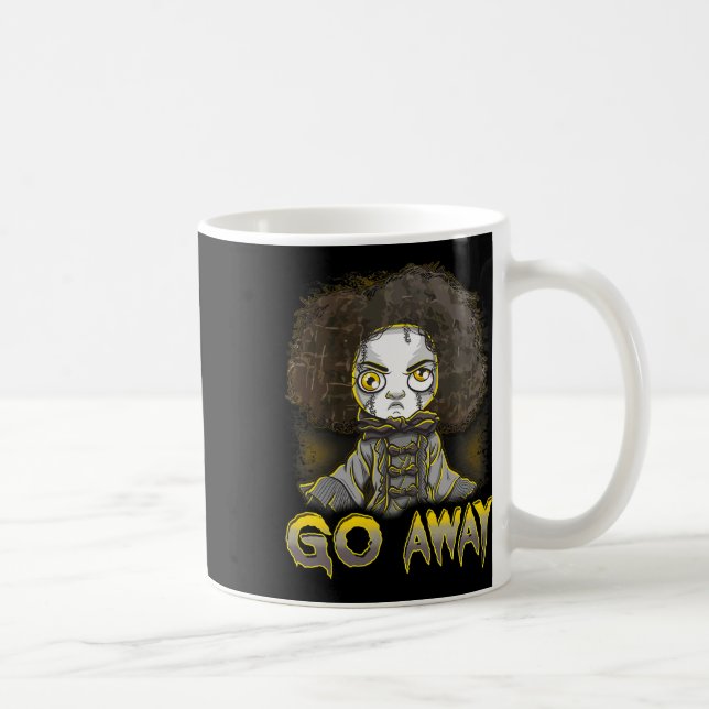 Beängstigender Horror-Monster-Face Go Kaffeetasse (Rechts)