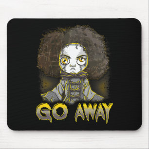 Beängstigender Horror-Monster-Face Go Mousepad