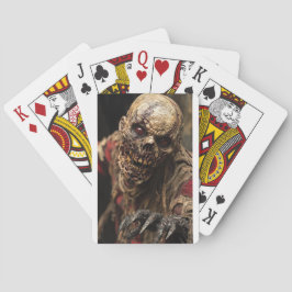 Beängstigender Horror Schädeldemon Spielkarten