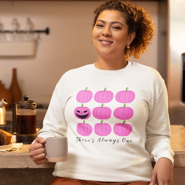 Beängstigender Jack-O' Lantern mit Pumpkins Sweatshirt (This item is for display purposes only to illustrate the design element.)