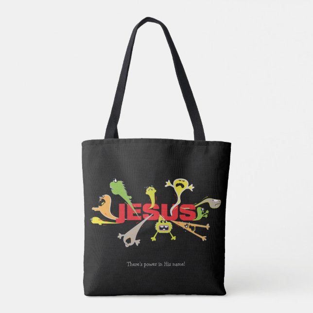 Beängstigender Jesus Tasche (Rückseite)