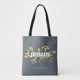 Beängstigender Jesus Tasche