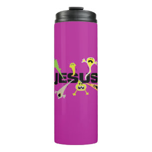 Beängstigender Jesus Thermosbecher