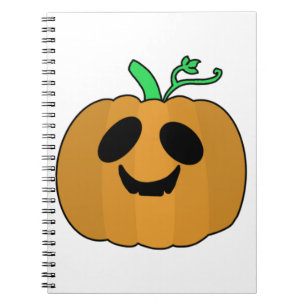 Beängstigender Kürbis Halloween V2 Notizblock