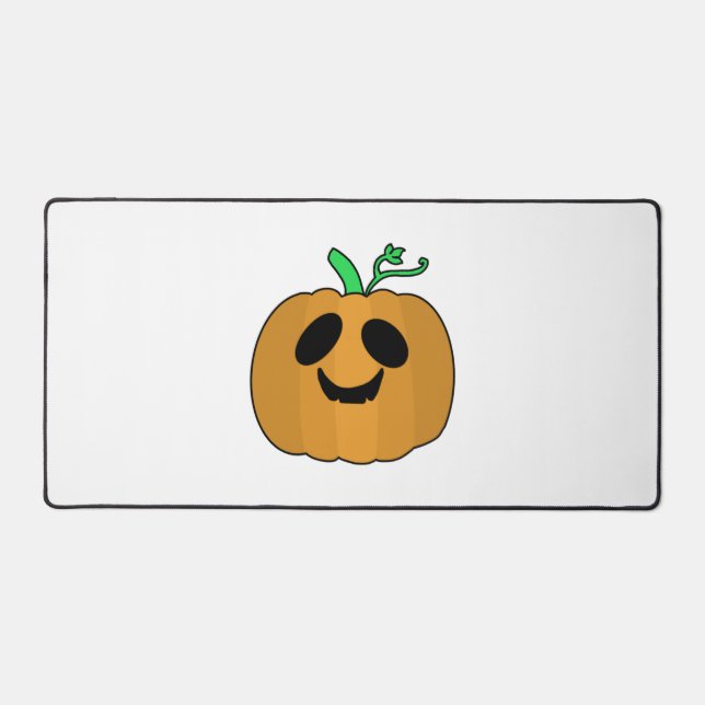 Beängstigender Kürbis Halloween V2 Schreibtischunterlage (Vorderseite)