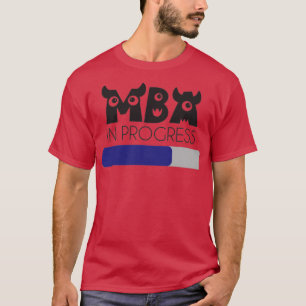Beängstigender MBA im laufenden Bar T-Shirt