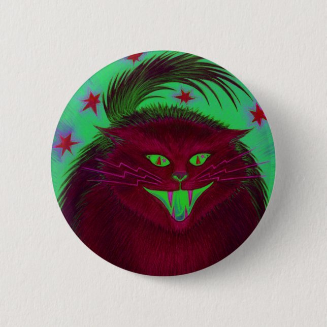 Beängstigender Roter Knopf Button (Vorderseite)