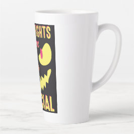 Beängstigender Spaß Milchtasse