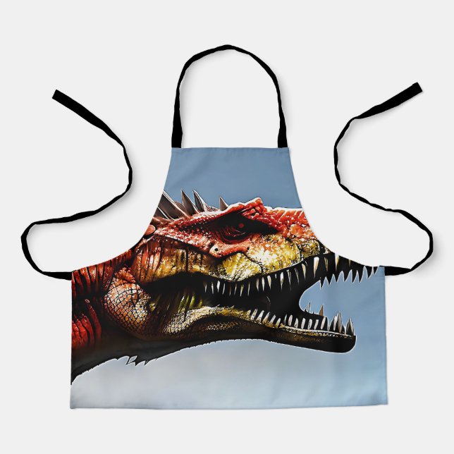 Beängstigender Spinosaurus Dinosaurier, Kinder-Sch Schürze (Vorderseite)