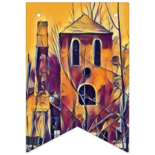 BEÄNGSTIGENDER SPOOKING WIMPELKETTE