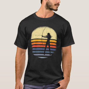 Beängstigender Vintager Bogenschütze T-Shirt