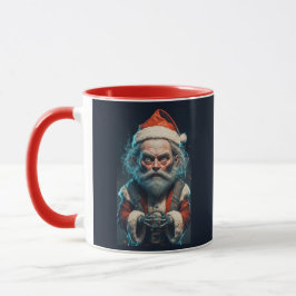 Beängstigender Weihnachtsmann Tasse