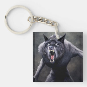 beängstigender Werwolf Schlüsselanhänger