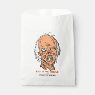 Beängstigender Zombie-Trick oder Treat Halloween Geschenktütchen