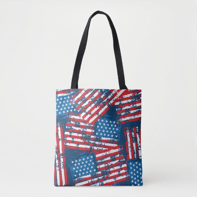 Beängstigendes amerikanisches Muster Tasche (Vorderseite)